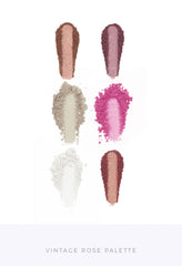 Vintage Rose Shimmer Mineral Eyeshadow Palette Swatches Wholesale Mineral Makeup