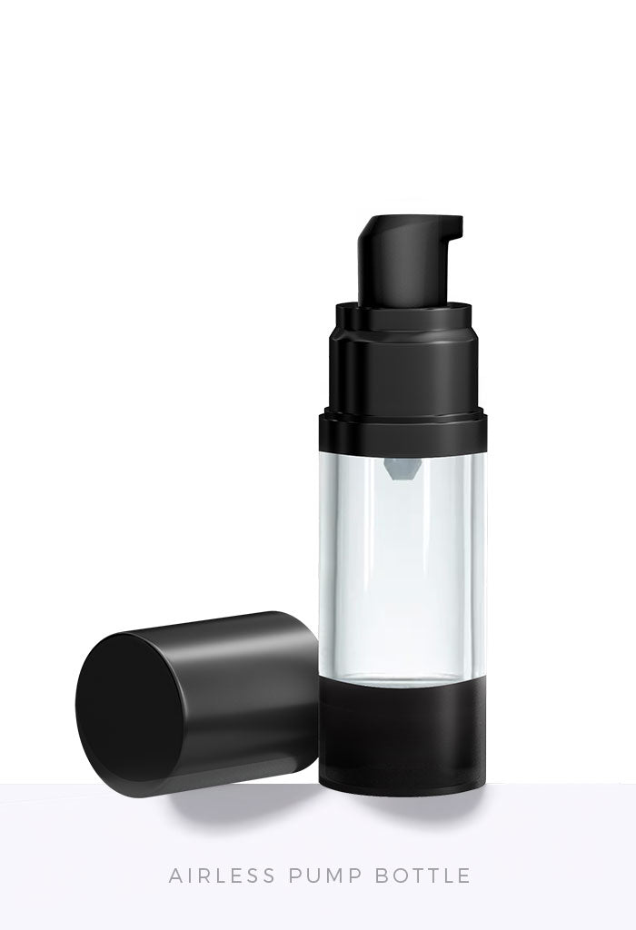 Black Matte Airless Pump Bottle