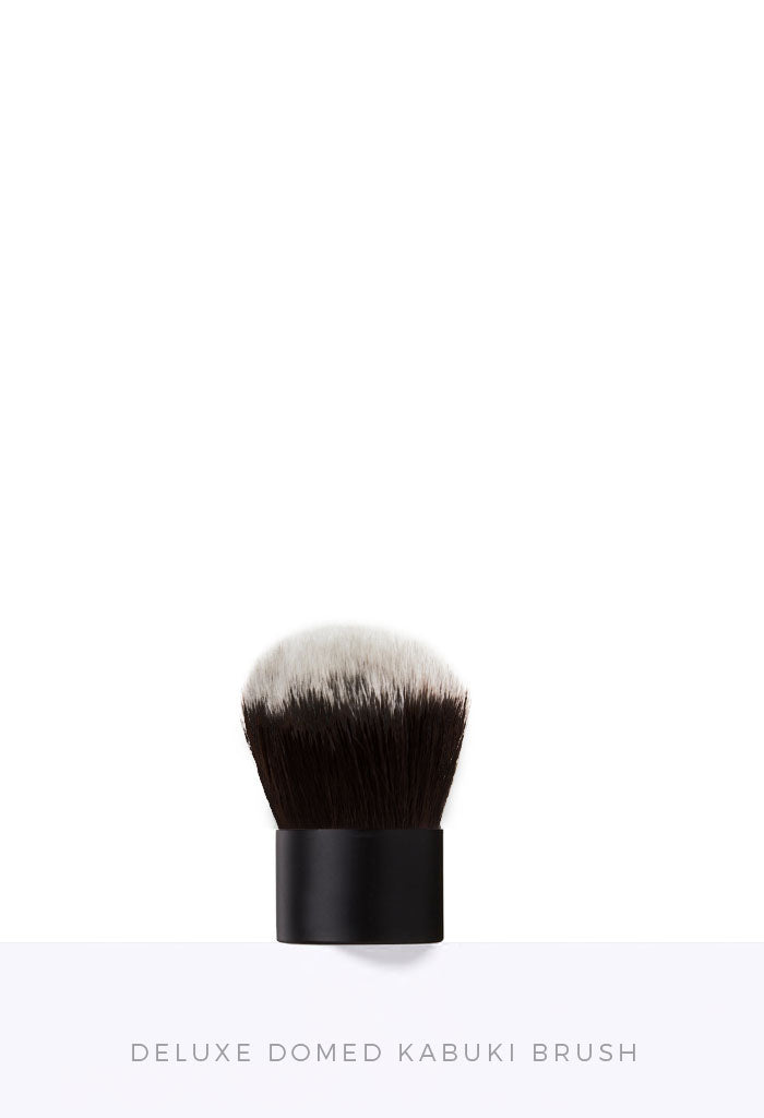Deluxe Domed Kabuki Brush Vegan Synthetic Makeup Brush Wholesale Mineral Makeup